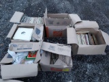 six boxes of Records - country, orchestral, bluegrass, romance, blues, and more