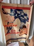 Large Vintage The Racers Movie Poster