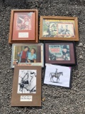 Vintage Cowboy Prints and Signatures