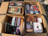 (4) Large Boxes of Books