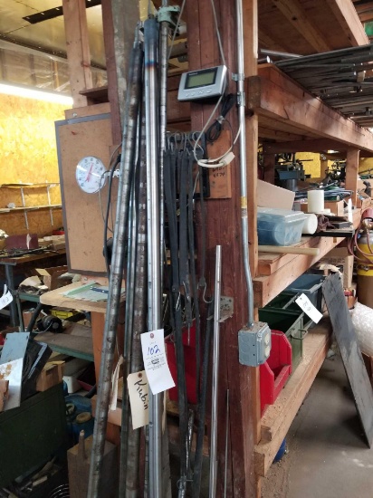 Iron rods, bungee cords