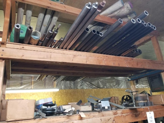 Contents of top 2 shelves, machinist stock