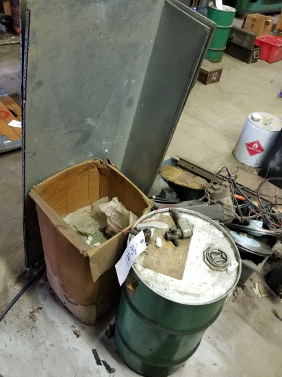 Oil drum, iron, floor dry