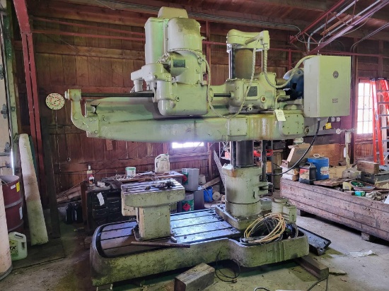 Cincinnati radial arm drill press No. 2E-617 5hp 3 phase