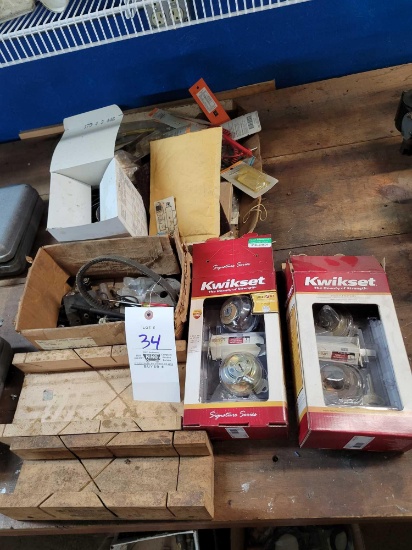 door hardware, miter boxes, sandpaper discs and more