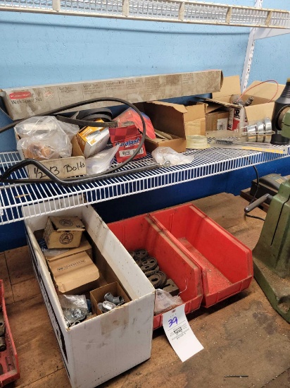 gears, electrical hardware, belts, brake pads, bolts, and more