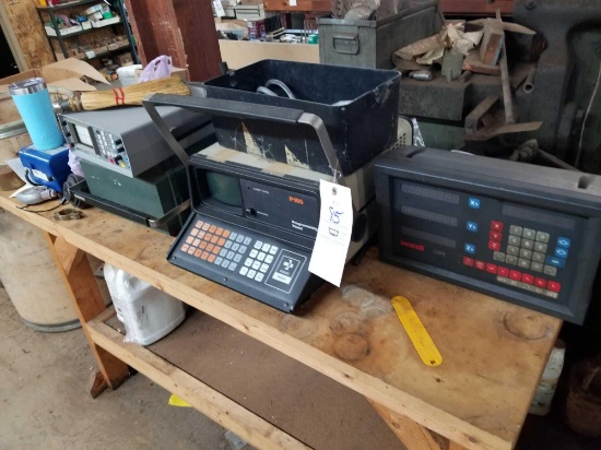 Programming panel, readouts, etc