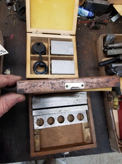 2 boxes of machinist tools