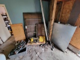tools, steel tank, scrap metal