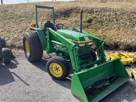 JOHN DEERE 970 DIESEL WITH MODEL 80 LOADER