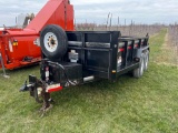 2007 corn Pro, 12 foot dump trailer