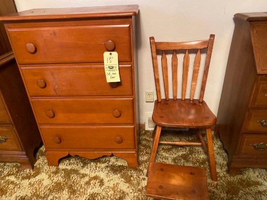 Chest Of Drawers, Chair, Stool