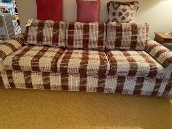 Approximately 6 Foot Cushion Couch