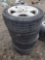 Set of 4 mounted tires, 235/45 R17