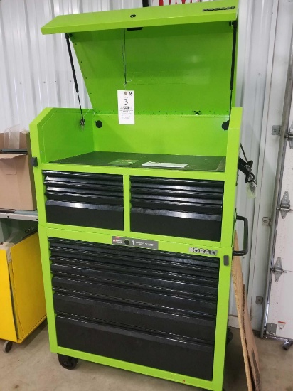 Kobalt 41 in green combination tool chest