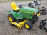 John Deere 445 lawn tractor, with hyd blade