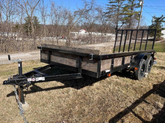 2020 Carry On 14FT Tandem Trailer W/Drop Gate
