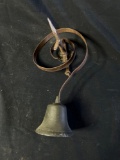 Antique nail in store door bell