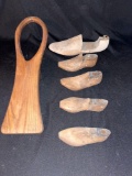 Wooden Boot Jack, Shoe Molds