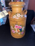 Hand Painted Milk Can