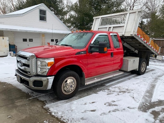 2013 Ford F-350 W/ Alumminum Tilt Flat Bed