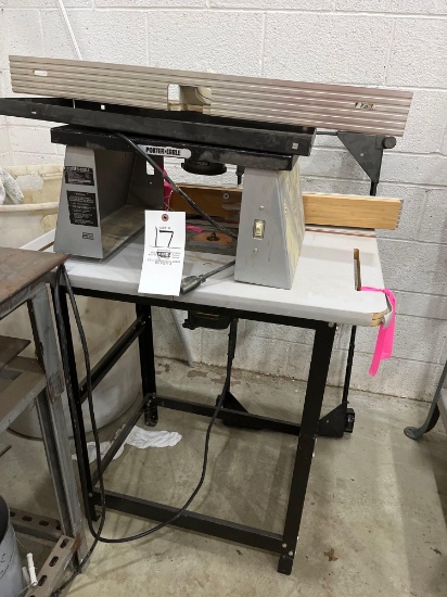 DeWalt router with table & Porter cable router table