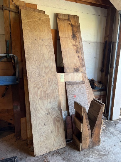 Assorted Lumber, Ramps, Plexiglass Sheet approx 9x4ft