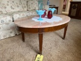 marble top coffee table