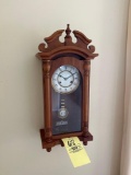 antique wall clock w/ keys