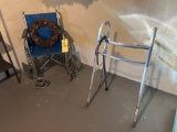 wheel chair, walker, cane