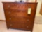 Nice Cherry Chest of Drawers with glass pulls