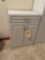 White storage cabinet w/ drawer