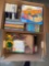 child books - games - crayons - vhs tapes