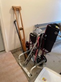 wheel chair- crutches- canes