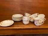Hall Jewel Tea cups and saucers