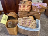 Assorted baskets and candles