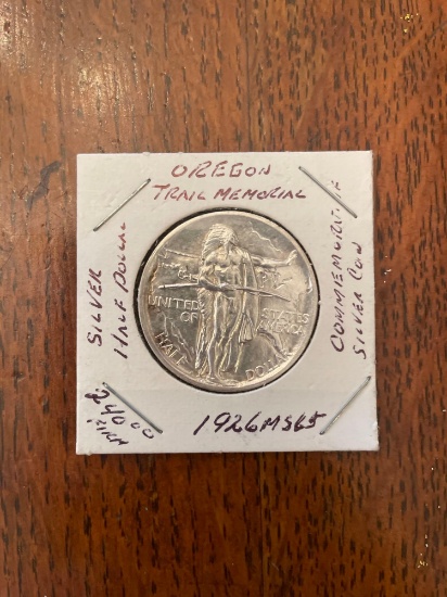 1926 Oregon trail memorial silver half dollar