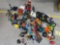 Box Load of Assorted Vintage Toy Figures and Pieces