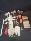 Vintage GI Joe Artic Expedition Accessories 3 Dogs Sled Hasbro
