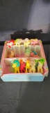 My Little Pony case with loose Pony dolls