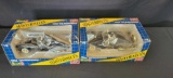 Pair of Revell 1956 Thunderbird die cast 1:18 scale cars