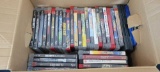 Box of assorted used Playstation 3 games