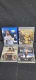 Group of PS4 and PS3 games