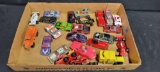 Box lot of assorted matchbox and hotwheel cars
