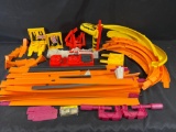 Vintage Hot Wheels Track Set and Pieces