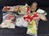 Assorted Doll Clothes, Stuffed Bears, Dolls