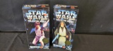 Kenner Star Wars Obi Wan Kenobi and Luke Skywalker 12 inch figures
