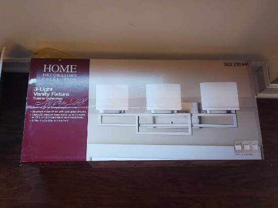 Home Decorators 3-Light Vanity Fixture NIB