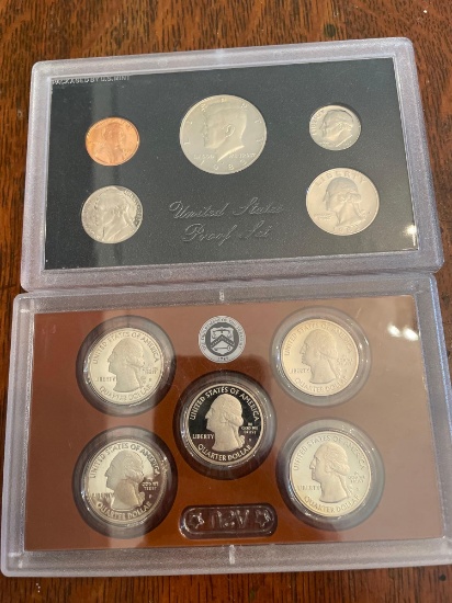 2012 Washington quarters & 1983 US mint proof sets