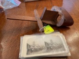 early stereo viewer with 24 WW1 cards